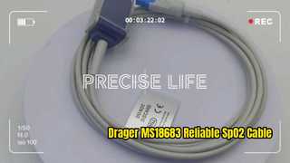 Monitorización paciente confiable del cable de Drager MS18683 SpO2