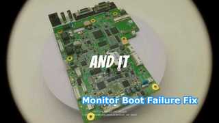 Fallas de arranque del monitor de reparación de la placa base Mindray UMEC 12 10