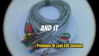 Cable ECG de 10 derivaciones de alta calidad para pruebas de esfuerzo