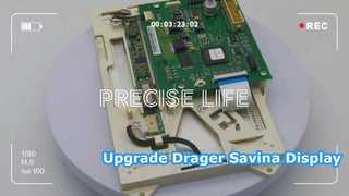Reemplazo de pantalla a color Drager Savina 8420606